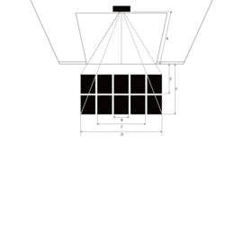 Optex OP-08C P.I.R. Möglichkeit für sehr großes Erfassungsbereich, Schwartz